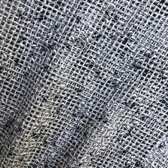 MIRROR IMAGINE Knit Crochet Cardigan Sweater Womens 1X Beige Short Sleeve Cotton - Picture 5 of 9